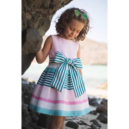 Satin Bow Sleeveless Short Dresses - image 6