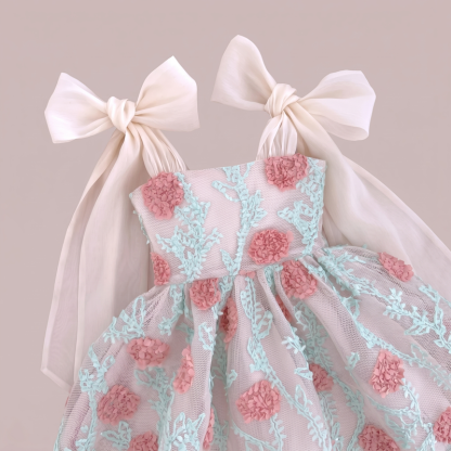 Lightweight & Breathable Embroidered Lace Up Sleeveless Short Dresses - image 10