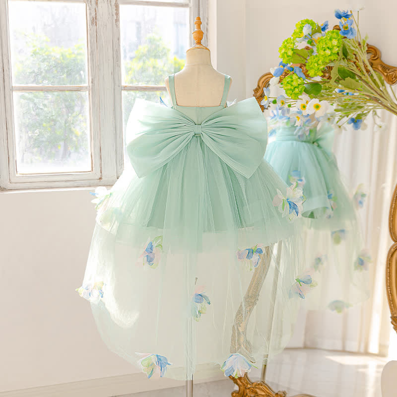Mesh Rosette Sleeveless Midi Dresses - image 2
