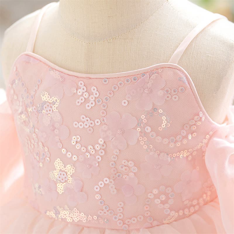 Mesh Sequins Sleeveless Midi Dresses - image 7