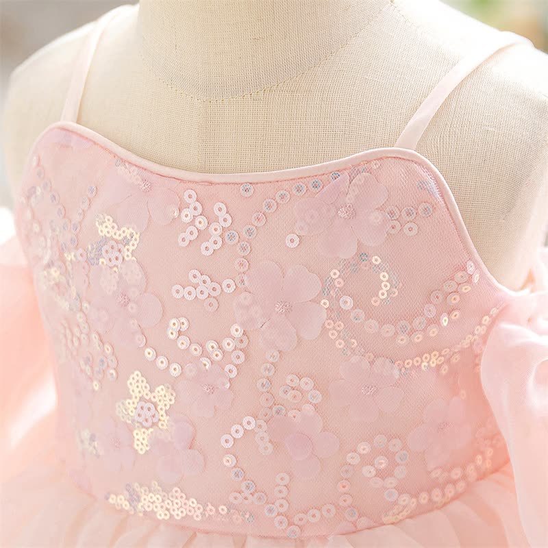 Mesh Sequins Sleeveless Midi Dresses - image 7
