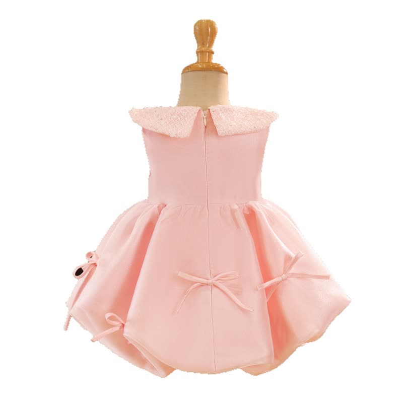 Satin Bow Sleeveless Midi Dresses - image 5