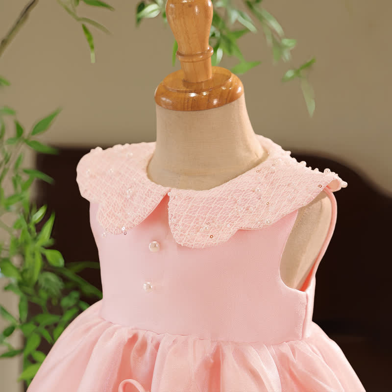 Satin Bow Sleeveless Midi Dresses - image 3