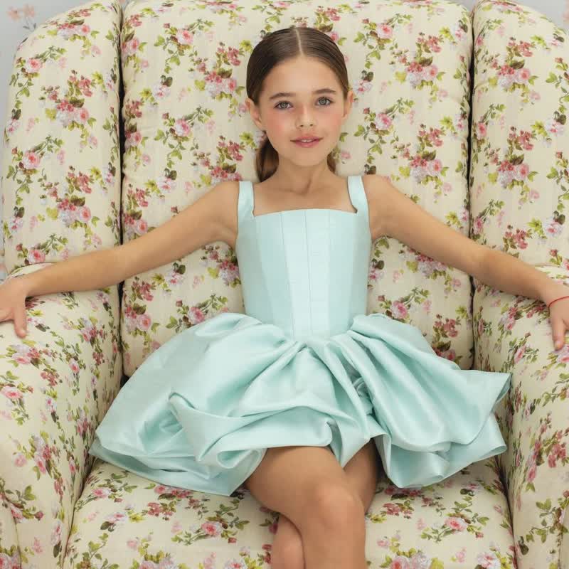 Satin Ruched Sleeveless Short Dresses - image 2