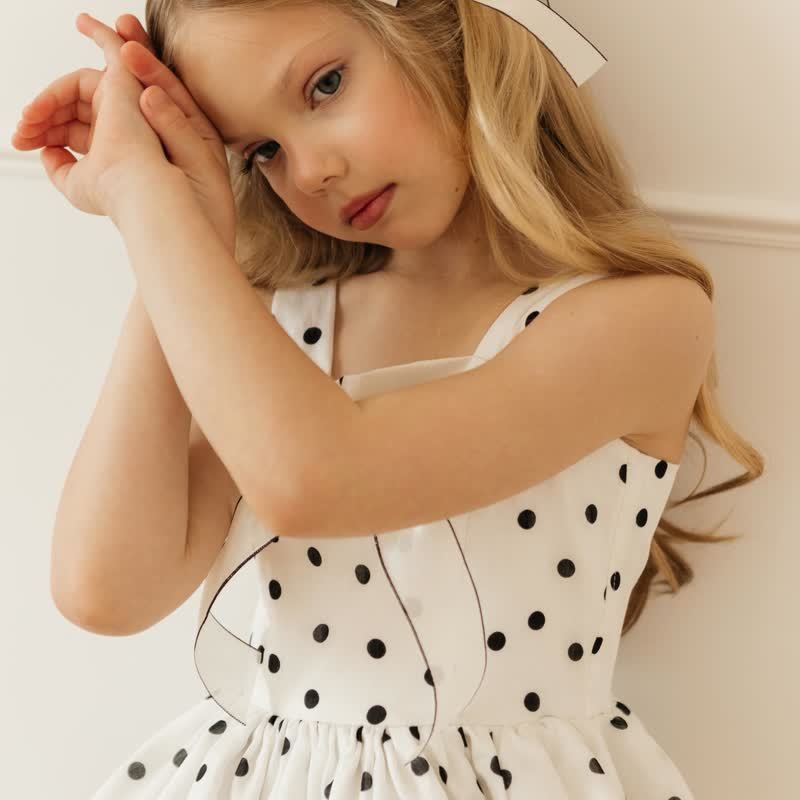 Chemical Fiber Blend Bow Sleeveless Regular Two-piece set - image 8