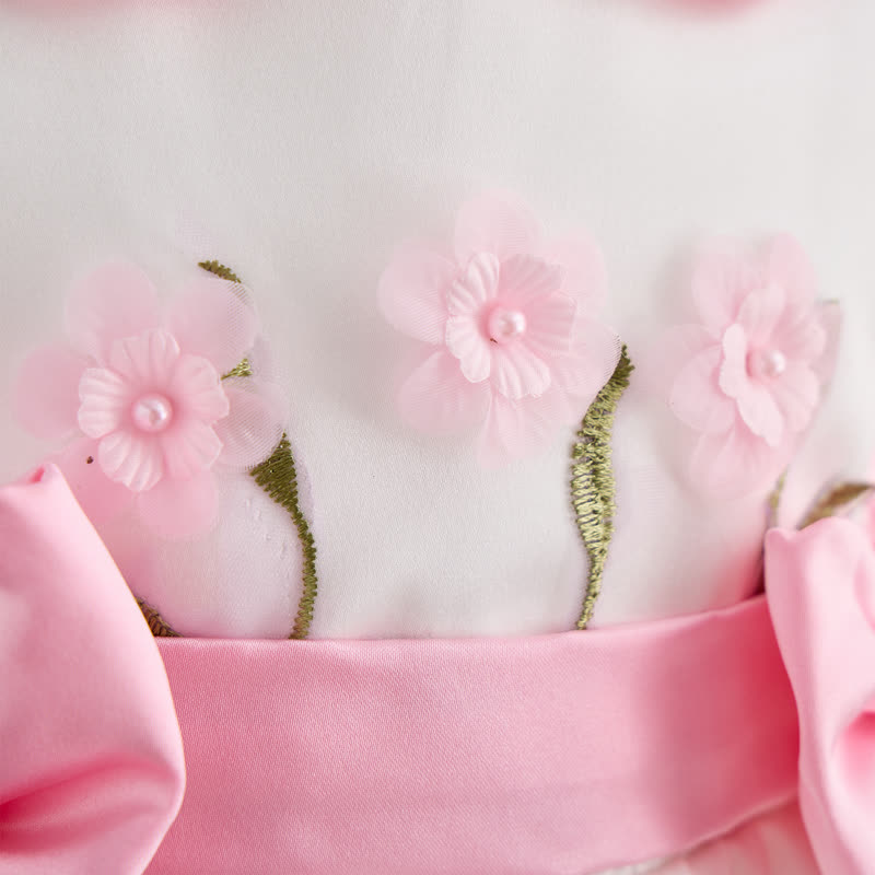 Satin Bow Cap Sleeve Midi Dresses - image 7