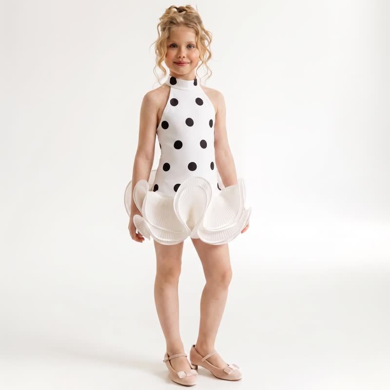 SCUBA KNIT Bow Sleeveless Short Dresses - image 2