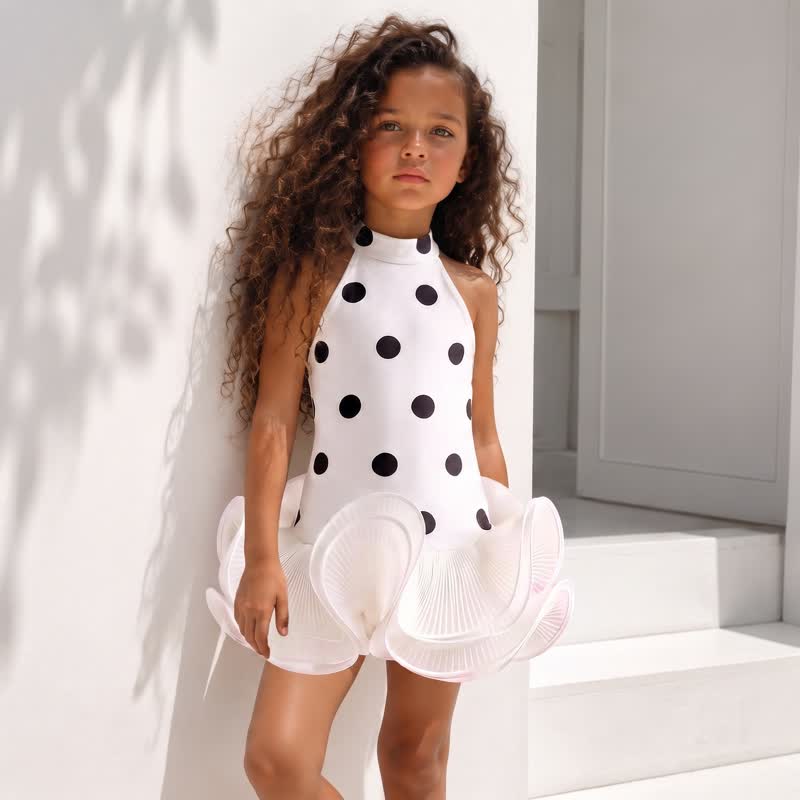 SCUBA KNIT Bow Sleeveless Short Dresses - image 7