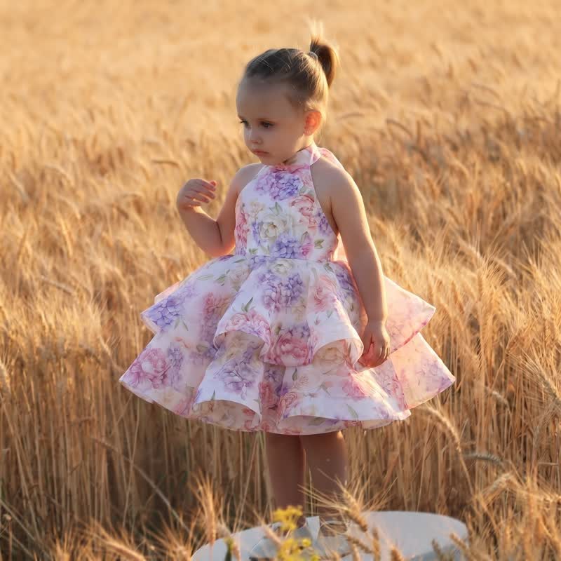 Chemical Fiber Blend Bow Short Sleeve Midi Dresses - image 7