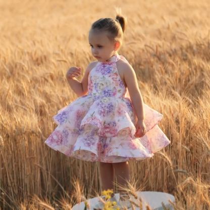 Chemical Fiber Blend Bow Short Sleeve Midi Dresses - image 7