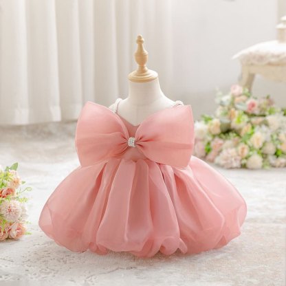 Organza Bow Sleeveless Midi Dresses - image 2