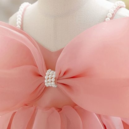 Organza Bow Sleeveless Midi Dresses - image 5
