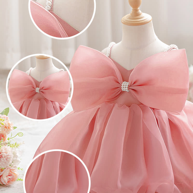 Organza Bow Sleeveless Midi Dresses - image 4