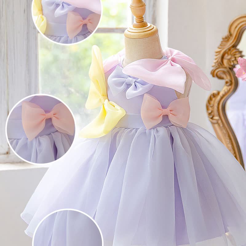 Organza Bow Sleeveless Midi Dresses - image 4