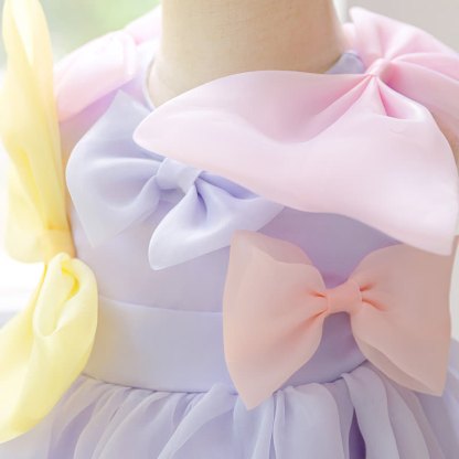 Organza Bow Sleeveless Midi Dresses - image 5