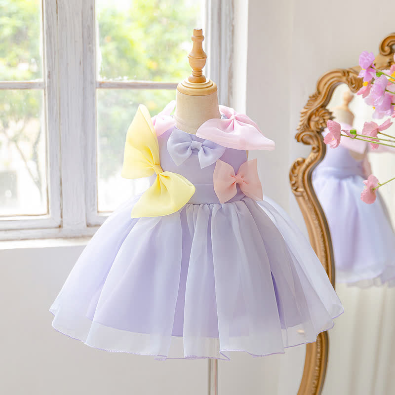 Organza Bow Sleeveless Midi Dresses - image 3