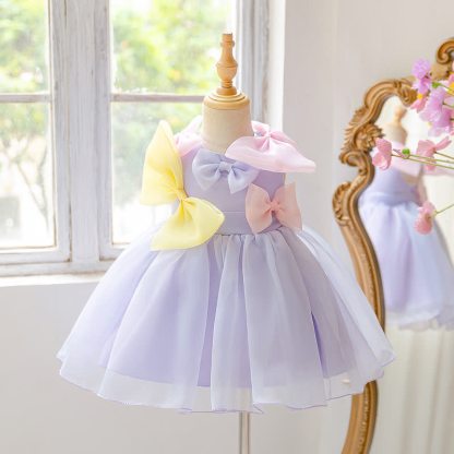 Organza Bow Sleeveless Midi Dresses - image 3
