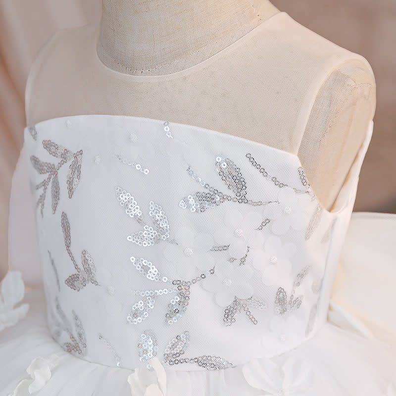 Mesh Rosette Sleeveless Midi Dresses - image 9