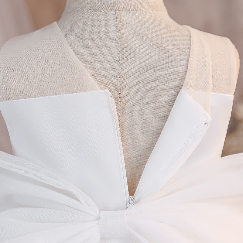 Mesh Rosette Sleeveless Midi Dresses - image 13