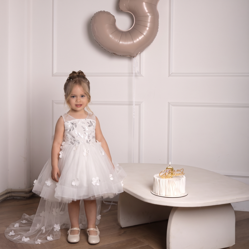 Mesh Rosette Sleeveless Midi Dresses - image 6