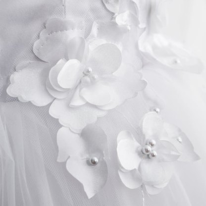 Mesh Rosette Sleeveless Maxi Dresses - image 6