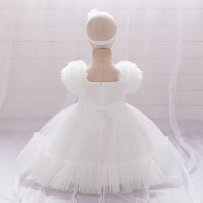 Mesh Bow Sleeveless Short Dresses - image 4