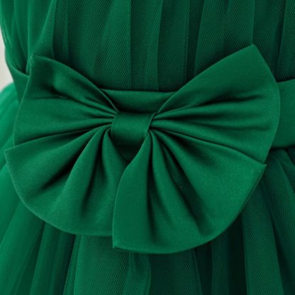 Mesh Bow Sleeveless Short Dresses - image 34