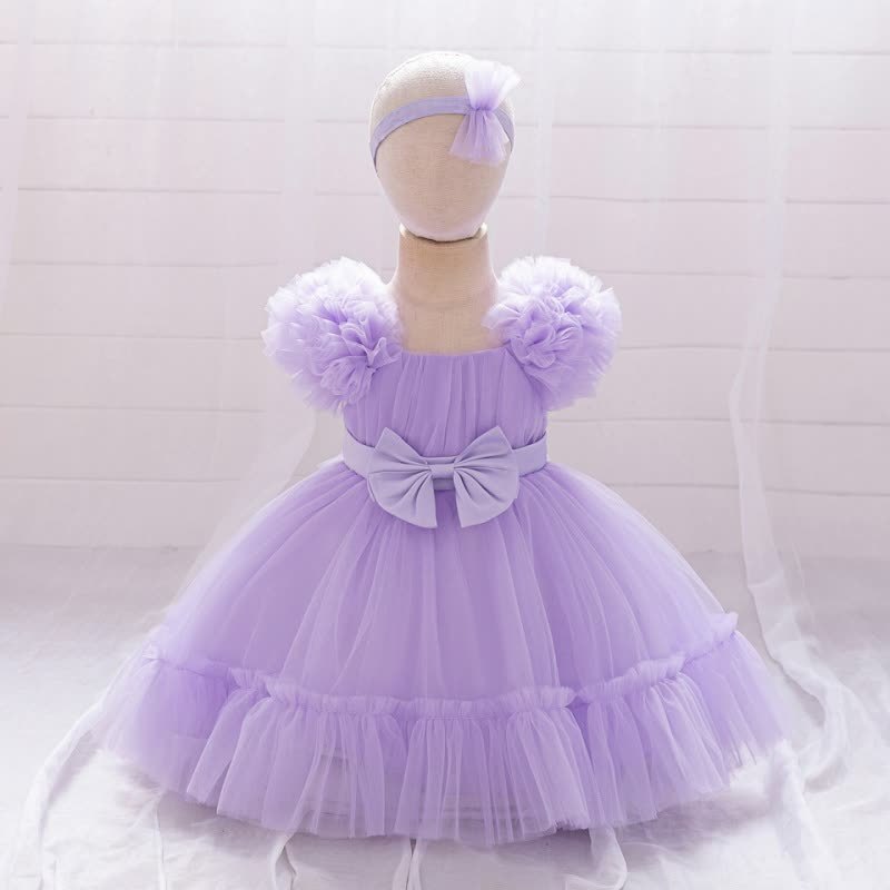 Mesh Bow Sleeveless Short Dresses - image 37