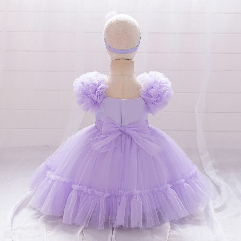 Mesh Bow Sleeveless Short Dresses - image 40