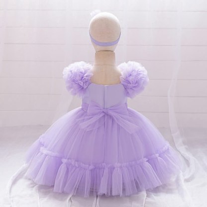 Mesh Bow Sleeveless Short Dresses - image 40