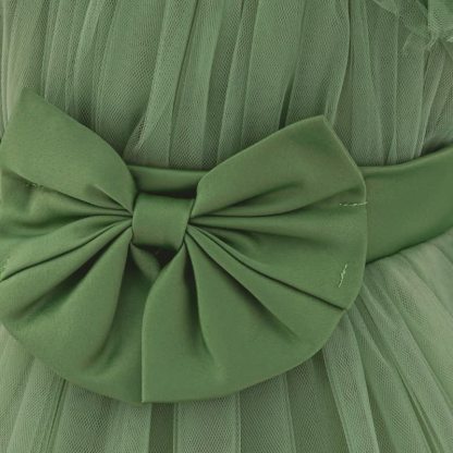 Mesh Bow Sleeveless Short Dresses - image 52