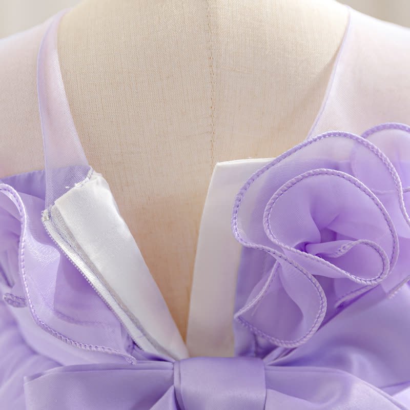 Mesh Rosette Sleeveless Midi Dresses Without Wing - image 10