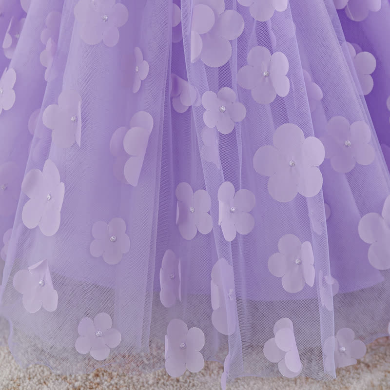 Mesh Rosette Sleeveless Midi Dresses Without Wing - image 8