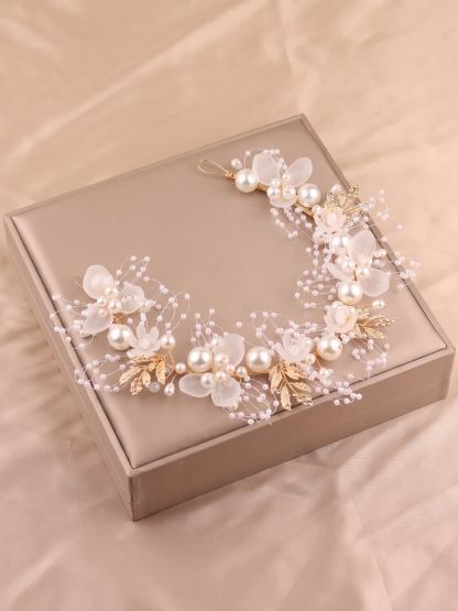 Solid With Pearls Hairband - Hairband - image 1