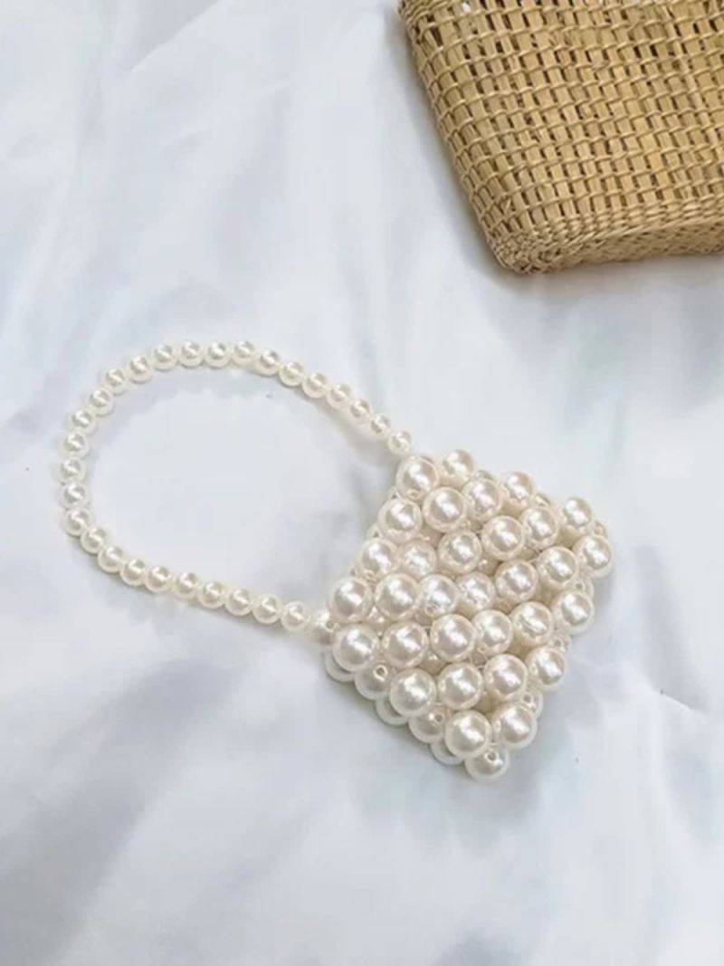 Solid With Pearls Bags - Dumpling Handheld - 0-16Y - image 3