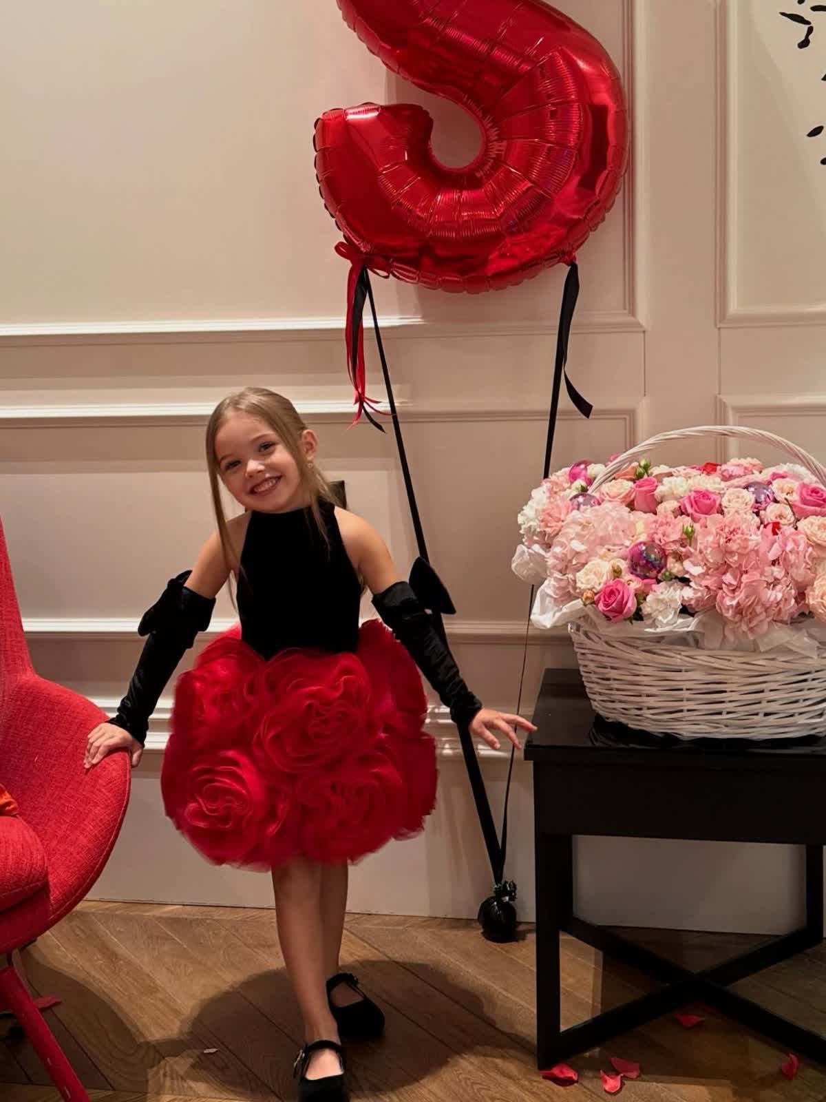 Velvet & Mesh Rosette  Bow Sleeveless Short Dresses - image 3