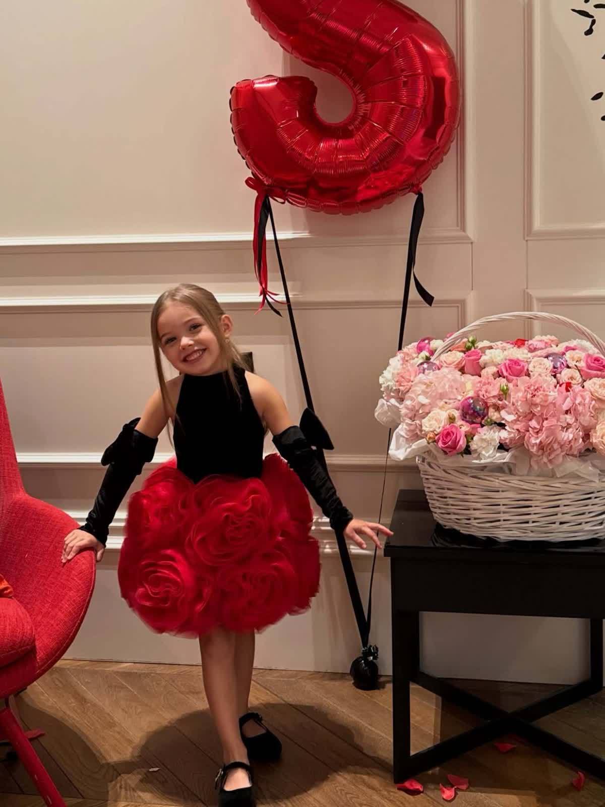 Velvet & Mesh Rosette  Bow Sleeveless Short Dresses - image 3