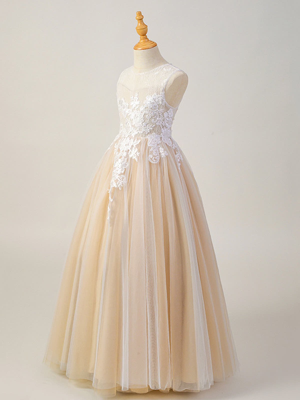 Mesh Lace Sleeveless Maxi Dresses - image 5