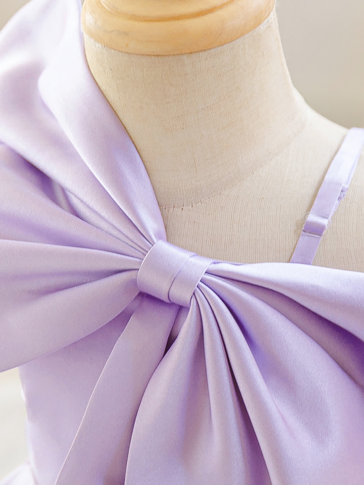 Satin Bow Sleeveless Midi Dresses - image 5