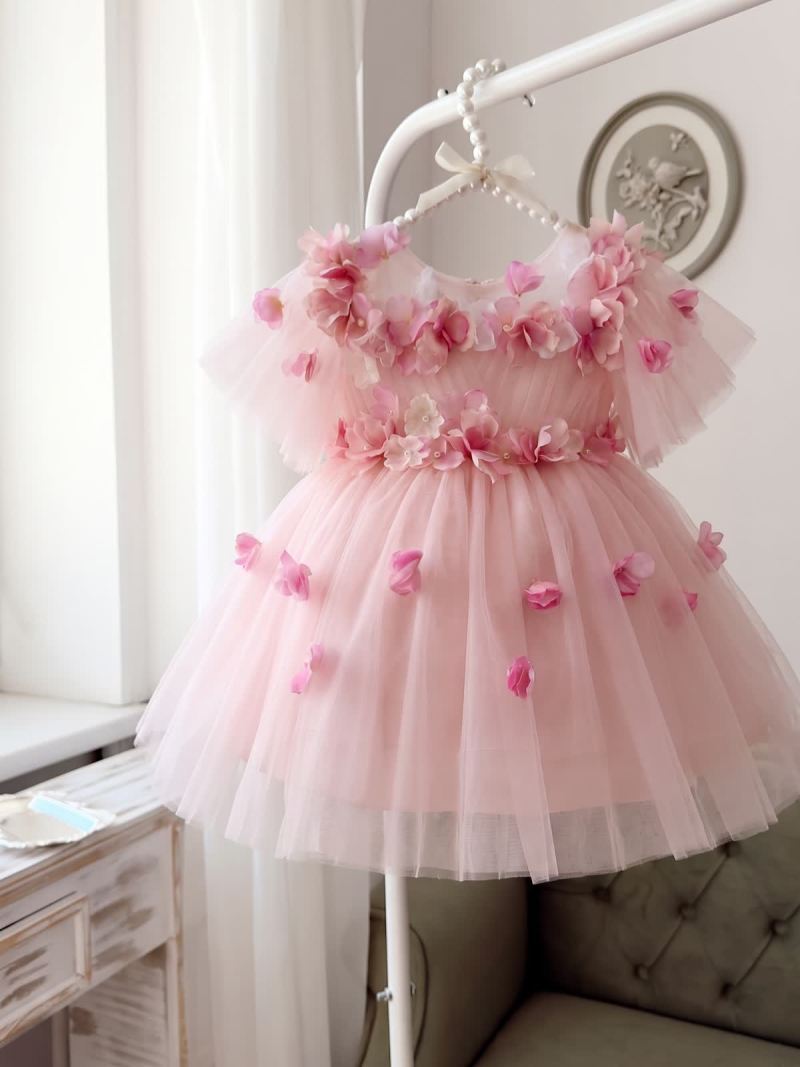 Mesh Rosette Sleeveless Midi Dresses - image 2