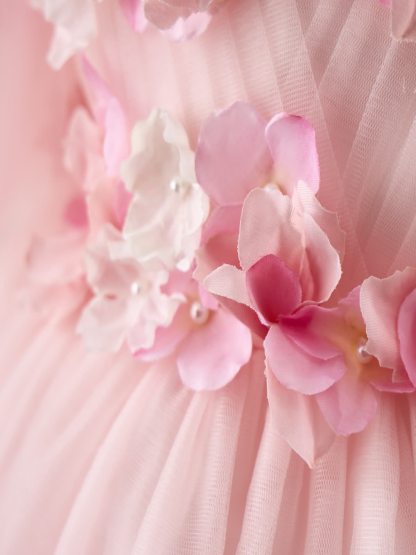 Mesh Rosette Sleeveless Midi Dresses - image 6