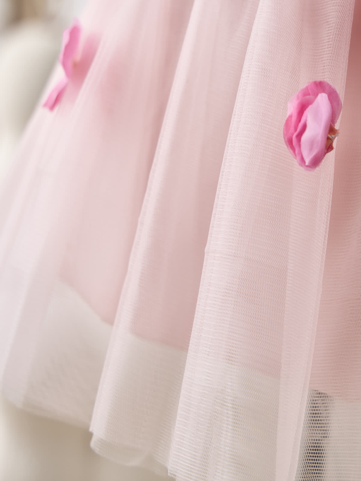 Mesh Rosette Sleeveless Midi Dresses - image 7