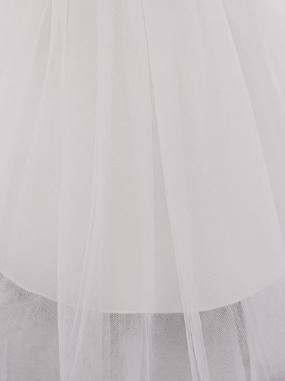 Mesh Rosette Sleeveless Midi Dresses - image 15
