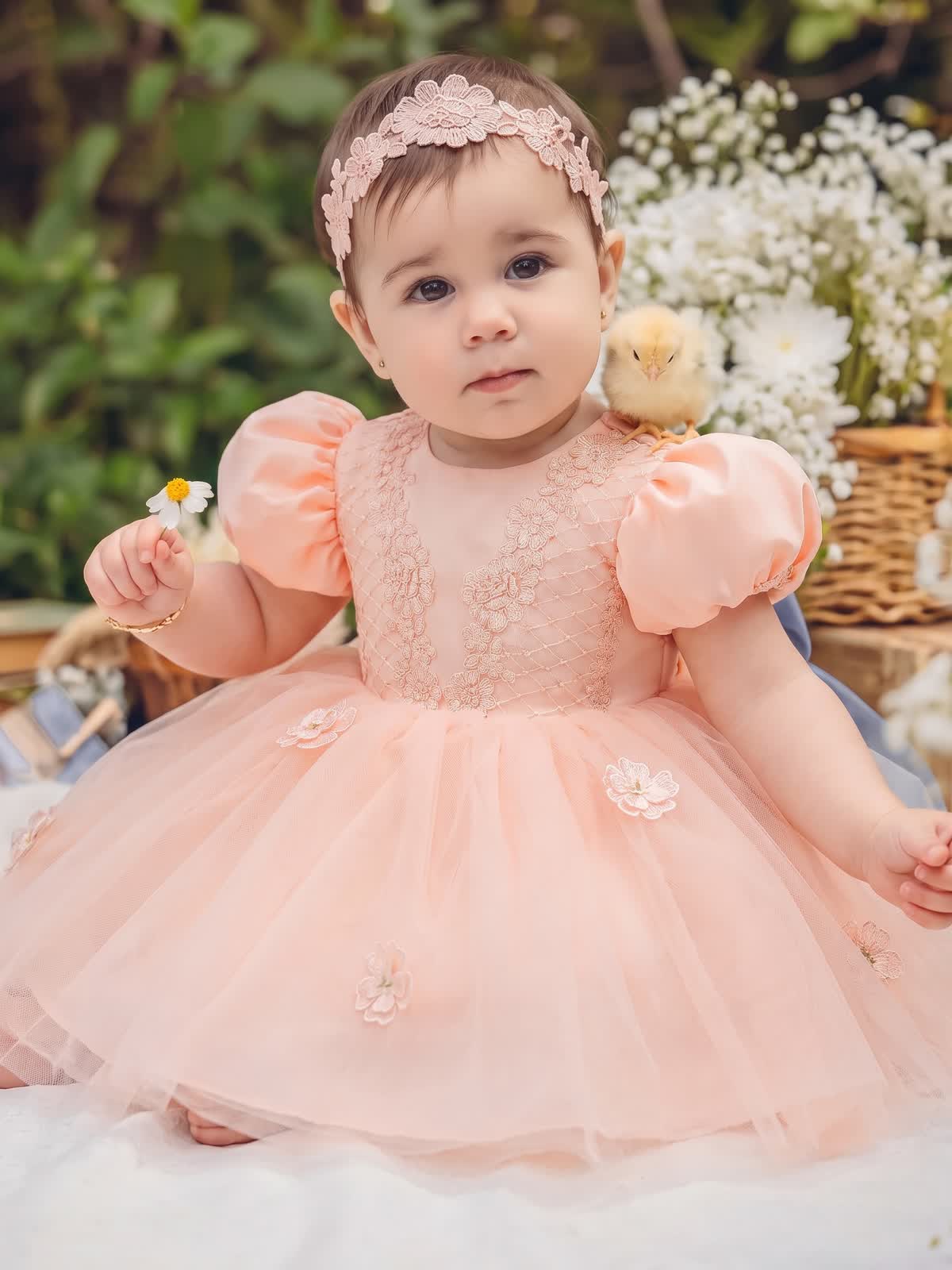 Satin Rosette Short Sleeve Midi Dresses - image 7