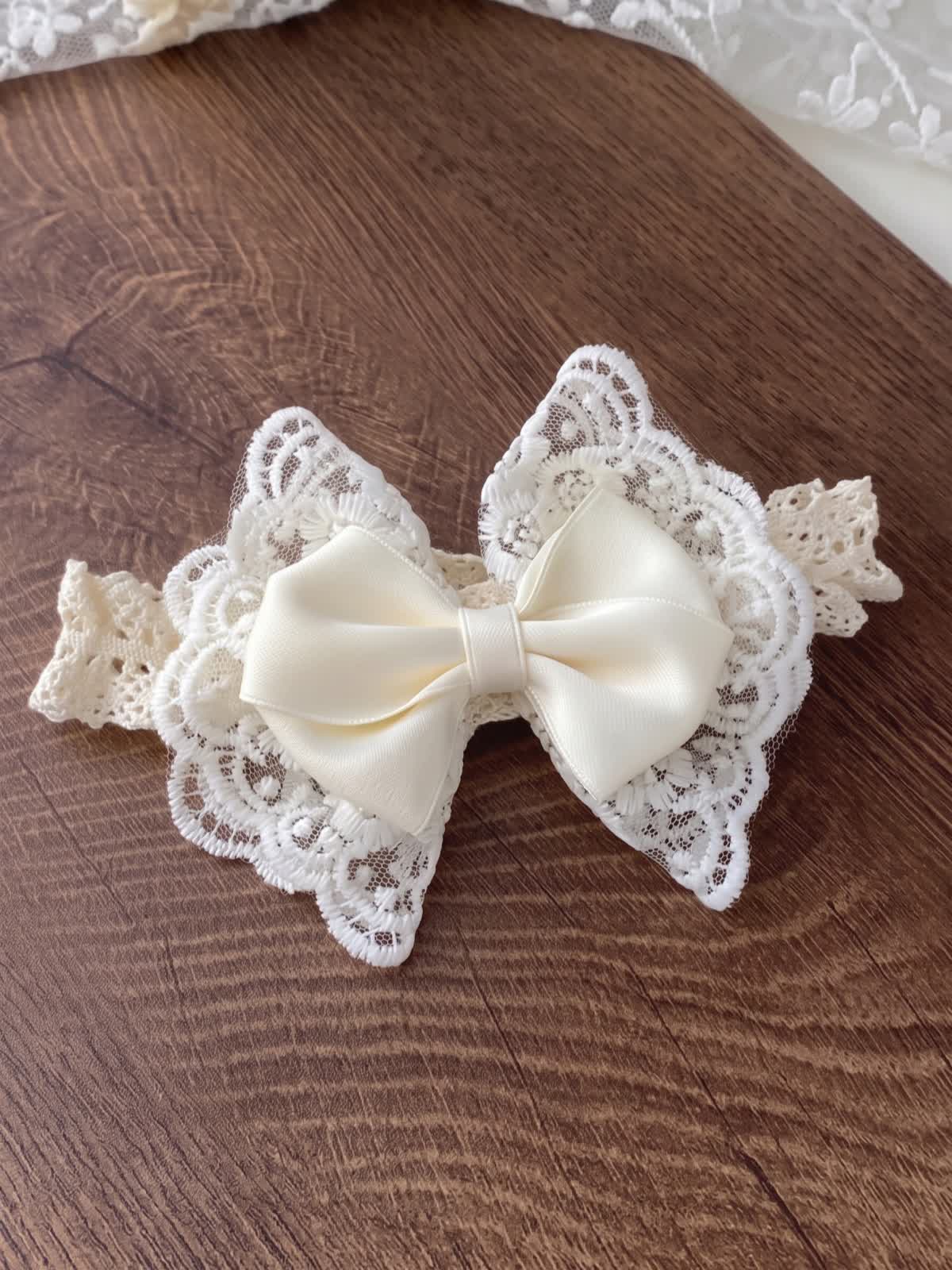 Solid With Embroidery Hairband - Narrow Band - image 9
