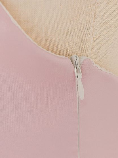 Satin Bow Backless Sleeveless Short Dresses - image 6