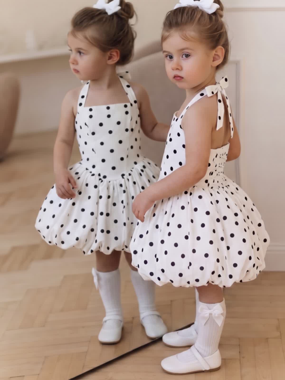 Satin Lace-up Sleeveless Short Dresses - image 7