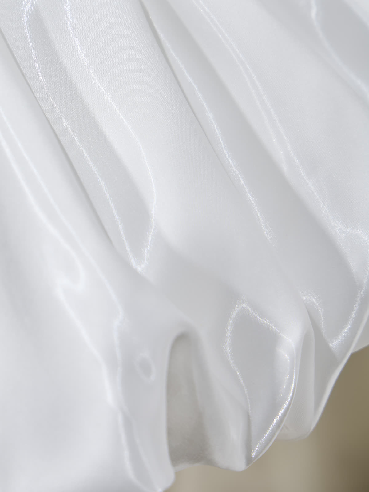 Satin Rosette Sleeveless Short Dresses - image 10