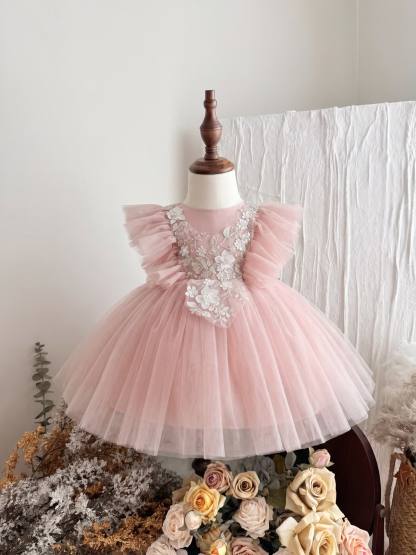 Mesh Bow Sleeveless Midi Dresses - image 3