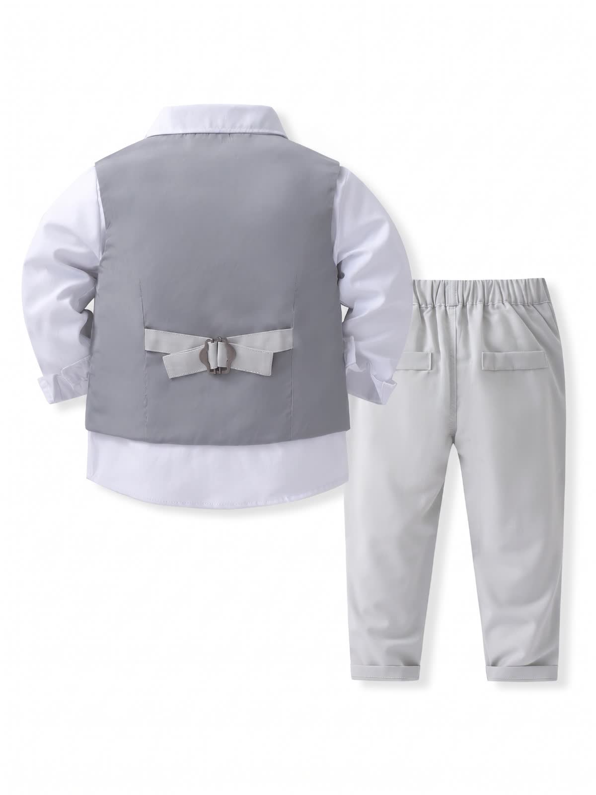 100% Cotton Bow Regular Sleeve Formal Suit - image 2